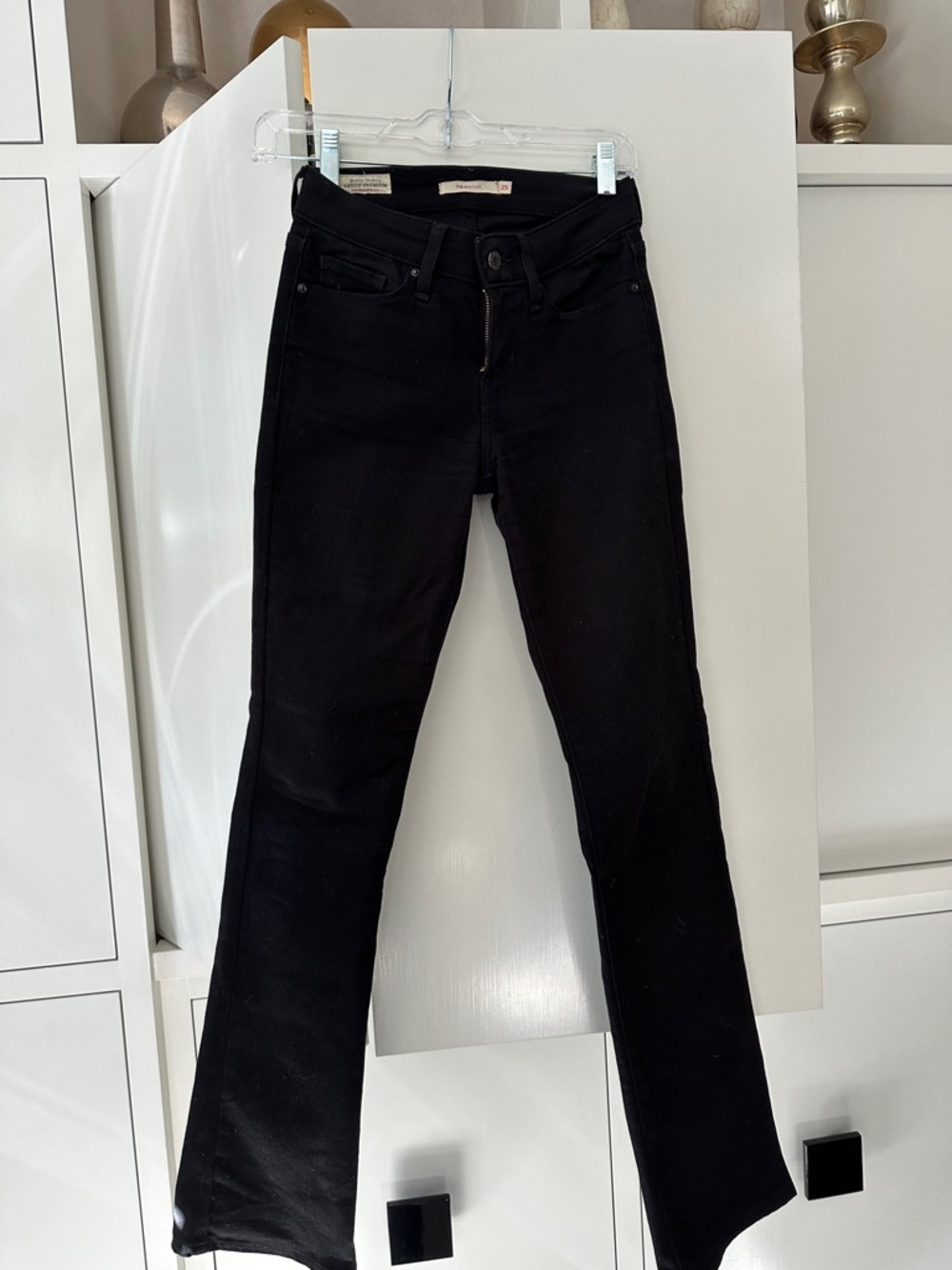 Levi's Black High-Rise Boot Cuts Jeans